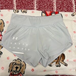 Under Armour Women's Light Gray Athletic Shorts